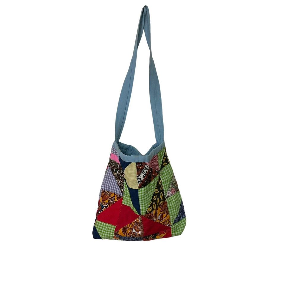 Quilted Bag Hand Quilted By Women Of  Tutweiler Mississippi  Boho Patchwork